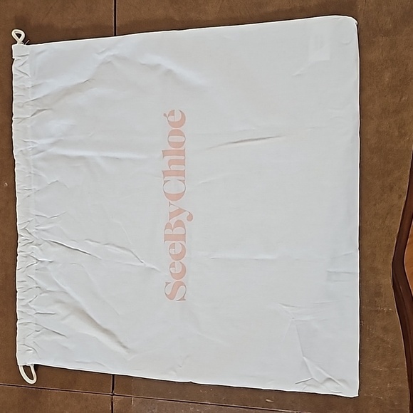 New Chloe Dust Bag - Unused, 17.5” x 17.5”, Perfect for Travel & Bag Storage - Picture 1 of 4